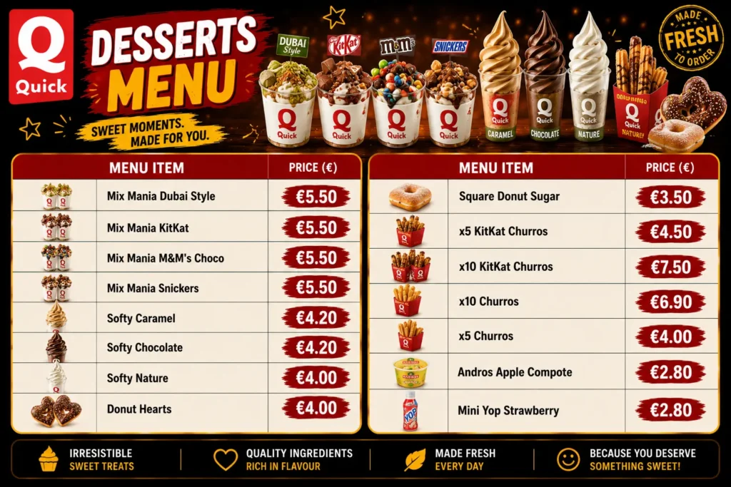 Quick desserts